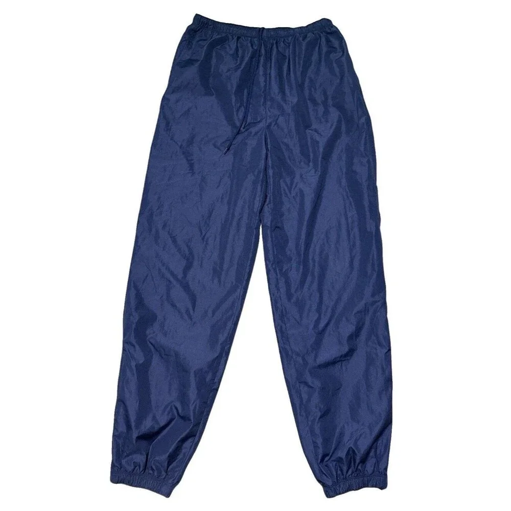 Vintage Adidas Climalite Track Pants Mens Large Blue Joggers Ankle Zip Mesh
